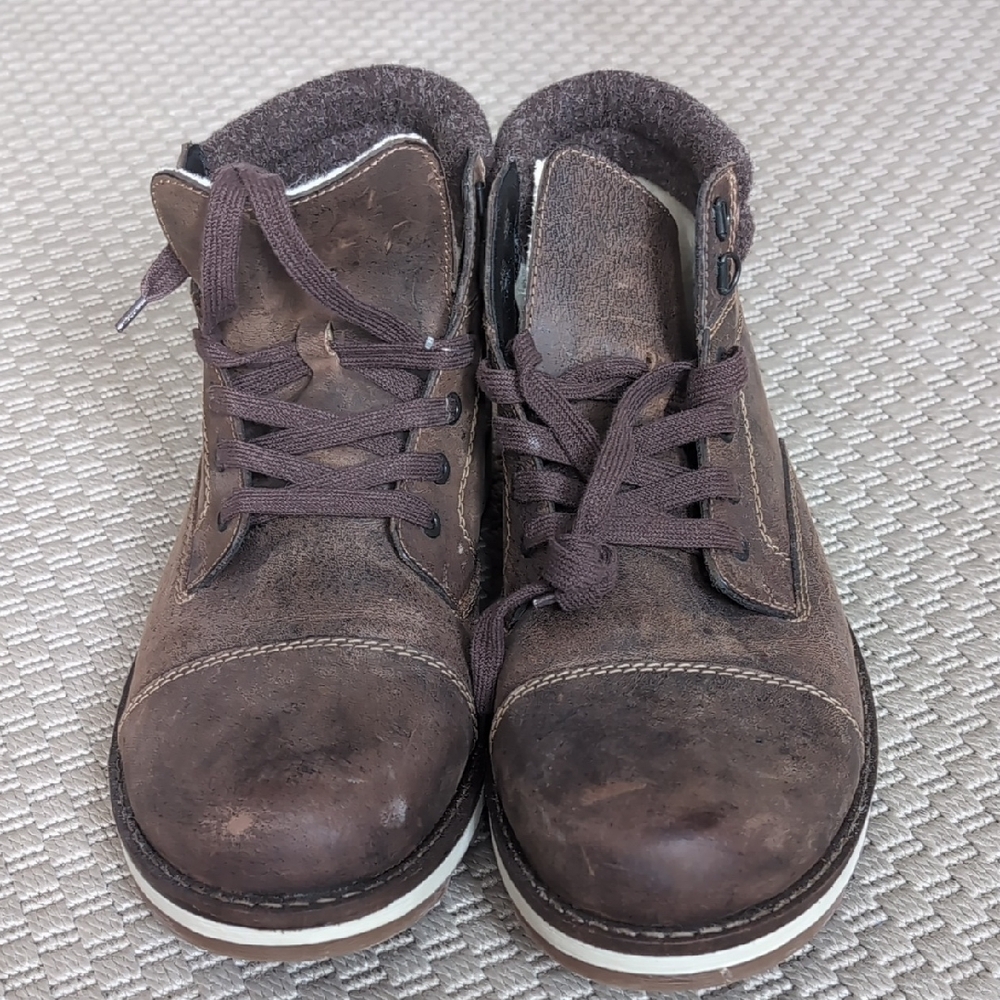 Rieker Brown Men's Lace-Up Boots
